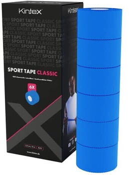 Kintex Sport Tape 3,8cm x 10m blau unelastisch Rollen (6 Stk.)