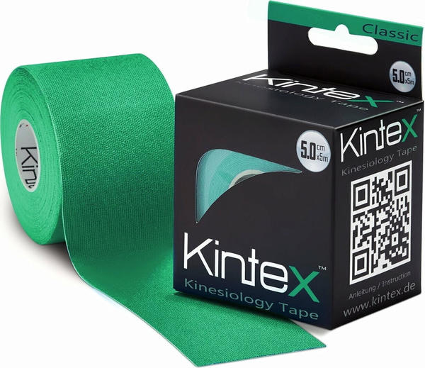 Kintex Kinesiologie Tape Classic Grün 5cm x 5m