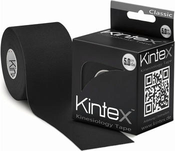 Kintex Kinesiologie Tape Classic Schwarz 5cm x 5m