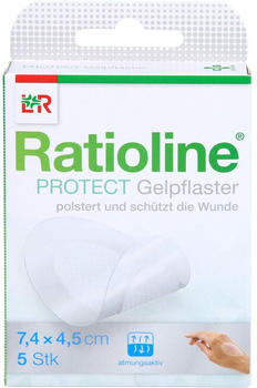 Lohmann & Rauscher Ratioline Protect Gelpflaster 4,5x7,4 cm (5 Stk.)