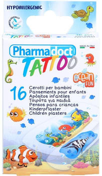 Axisis Tattoo Effect Kinderpflaster 2 Größen (16 Stk.)