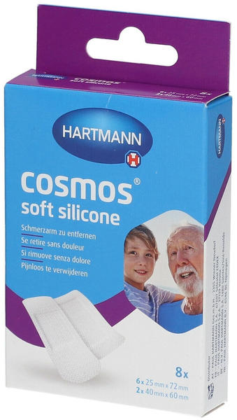 Hartmann cosmos soft silicone Pflasterstrips 2 Größen (8 Stk.)