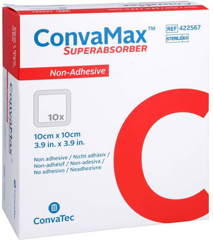 Avitamed CONVAMAX Superabsorber nicht adhäsiv 10x10 cm (10 Stk.)