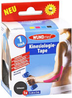 Kinesiologie Tape 5 cmx5 m schwarz 1 St