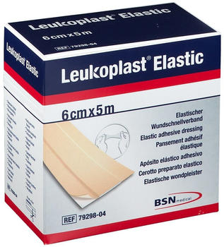 BSN Medical Leukoplast Elastic Pflaster 6 cmx5 m Rolle