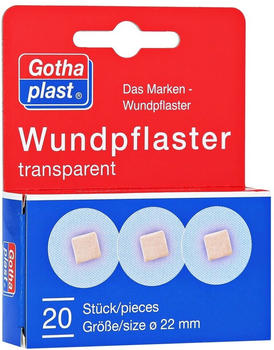 Gothaplast Gothaplast Wundpflaster Durchm.2,2 cm transparent