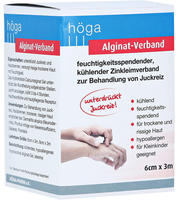 Alginat-verband 6 cmx3 m k&uuml;hlender Zinkl 1 St