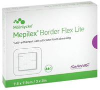MEPILEX Border Flex Lite Schaumverband 7,5x7,5 cm 5 St