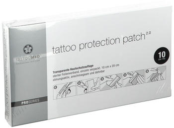 White Label Pharma TATTOOMED tattoo protection patch 2.0 10x20 cm (10 Stk.)