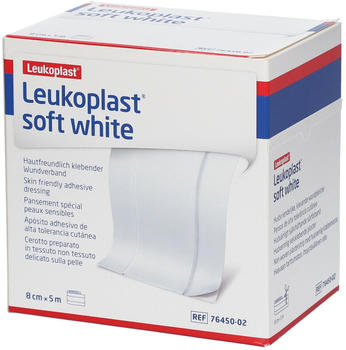 BSN Medical Leukoplast Soft White Pflaster 8Cm X 5M Rolle