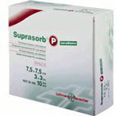 Lohmann & Rauscher Suprasorb P 7,5 x 7,5 cm PU-Schaumverband Nicht Klebend Steril (10 Stk.)