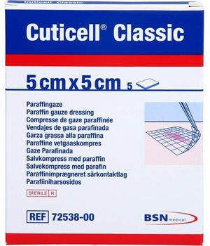 Eurim-Pharm Cuticell Classic Wundgaze 5x5cm (5 Stk.)
