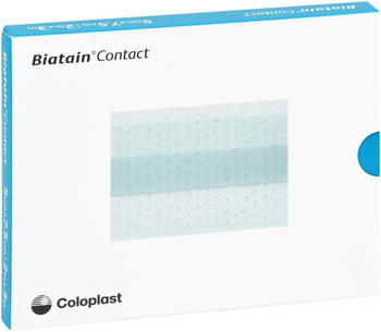 Coloplast Biatain Contact Silikon Auflage 5x7,5cm (10 Stk.)