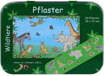 Axisis Kinderpflaster Wildtiere Dose (20 Stk.)