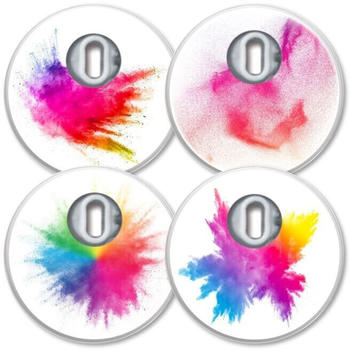 MySweetStitch Freestyle Libre 3 Sensor Sticker Holi Festival (4 Stk.)