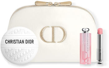 Dior Self Care Beauty Set ( Dior Addict Lip Glow + Dior Le Baume + Make-Up Bag)