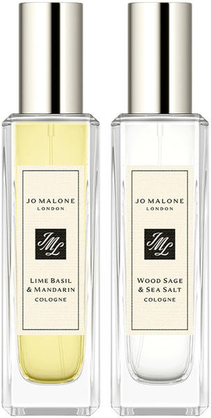 Jo Malone Wood Sage & Sea Salt und Lime Basil & Mandarin Cologne Set (EDP 2 x 30ml)