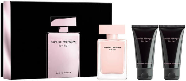 Narciso Rodriguez For Her Set (EdP 50ml + Body Lotion 50ml + Shower Gel 50ml)