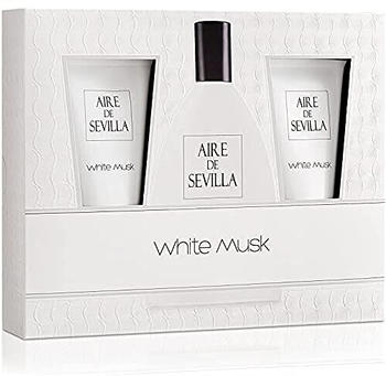 Instituto Español Aire de Sevilla White Musk (EdT 150 ml + BL 150 ml + SG 150 ml)