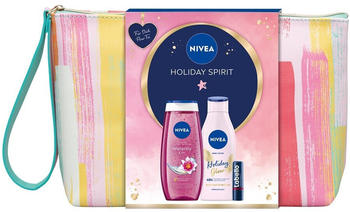 Nivea Holiday Spirit (BL 200ml + SG 250ml + LB 4,8 g. + Beauty Bag)