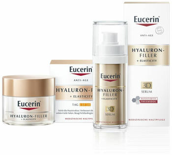 Eucerin Hyaluron-Filler + Elasticity 3D Serum + Elasticity Tagespflege LSF 30 Set