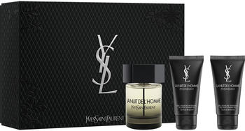 Yves Saint Laurent La Nuit De L'Homme Eau de Toilette 100ml Gift Set (3 pcs)