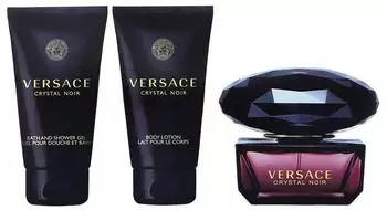 Versace Crystal Noir Eau de Parfum Box Set (EdP 50ml + BL 50ml + SG 50ml)