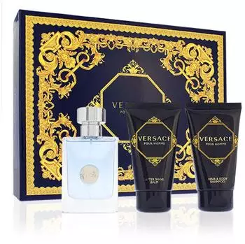 Versace Cofanetto Pour Homme Eau de Toilette (EdT 50ml + AS 50ml + SG 50ml)