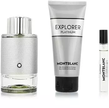 Montblanc Coffret Explorer Platinum Man Trio