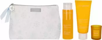 Clarins Spa At Home Set SG (200ml) + BL (200ml) + Candle (50g)