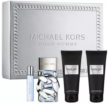 Michael Kors Pour Homme Eau de Parfum Gift Set (EdP 100ml + SG 100ml + BL 100ml + AS 100ml + EdP 10ml)