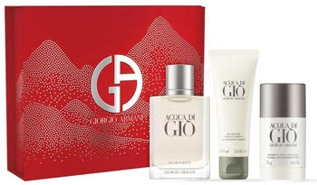 Giorgio Armani Gift Set Acqua di Giò Eau de Toilette (EdT 75ml + SG 75ml + Deo 75ml)