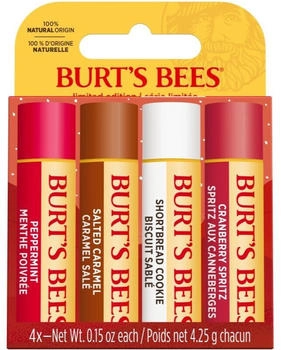 Burt's Bees Festive Lip Balm Set 4 x 4,25 g