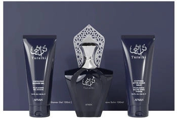 Afnan Turathi Blue Set (EdP 90ml + ASB 100ml + SG 100ml)