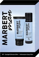Marbert Man Classic Steel Blue Set -1 x Duschgel 200 ml + 1 x Deodorant Spray 150 ml