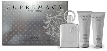 Afnan Supremacy Silver Set (EdP 100ml + SG 100ml + ASB 100ml)