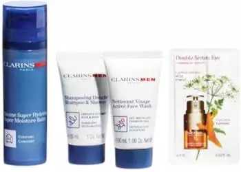 Clarins Gift Set Clarins Men Baume Super Hydratant (4 pcs)
