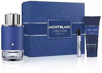 Montblanc Explorer Ultra Blue Gift Set 100ml EDP + 7.5ml EDP + 100ml Shower Gel