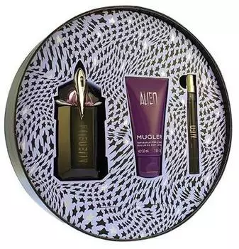 Thierry Mugler Alien Gift Set 60ml EDP Spray + Body Lotion 50ml + EDP 10ml