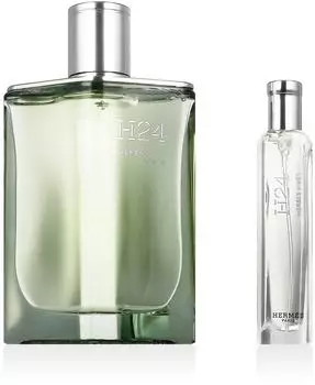 Hermès Hermès H24 Herbes Vives Gift Set - EDP 100ml Refillable Spray + 15ml EDP
