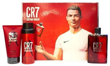 Cristiano Ronaldo Cr7 3 Piece Gift Set: Eau De Toilette 100ml - Shower Gel 150ml - Body Spray 150ml