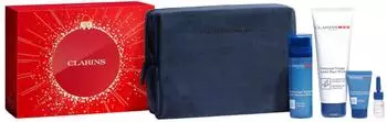 Clarins Super Moisture Balm & Face Cleanser Men Gift Set (3 pcs)