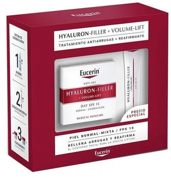 Eucerin Hyaluron-Filler + Volume-Lift Misch Haut SPF 15 Set