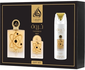 Lattafa Pride Tharwa Gold Set Unisex