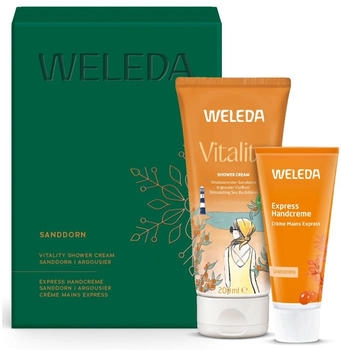Weleda Geschenkset Sanddorn (Shower Cream 200ml, Handcreme 50ml)