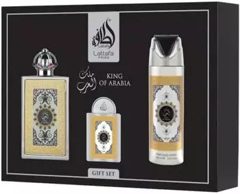 Lattafa King Of Arabia Geschenkset für Herren 1 St.