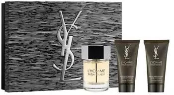 Yves Saint Laurent L'Homme Eau de Toilette 100ml Christmas Gift Set (3 pcs)