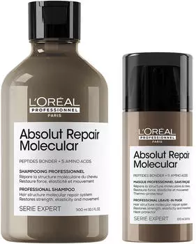 L'Oréal Professionnel Paris Serie Expert Absolut Repair Molecular Set 2 Shampoo + Leave in Mask