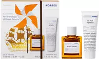 Korres Black Pepper Geschenkset f&uuml;r Herren, Grundpreis: &euro; 40.500,- / l