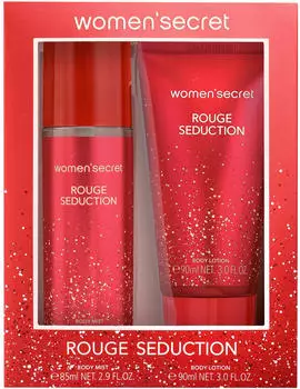 Women' Secret Rouge Seduction Set (Body Mist + Lotion 175 ml Eau de Parfum)